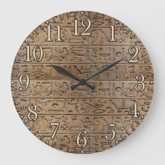 Reloj de diseñador jeroglífico egipcio antiguo