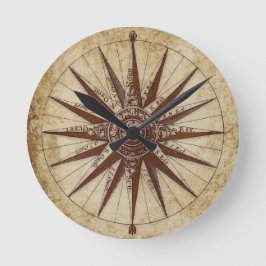 Reloj de diseño antiguo en blanco y negro