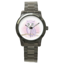 reloj de diseño de búho