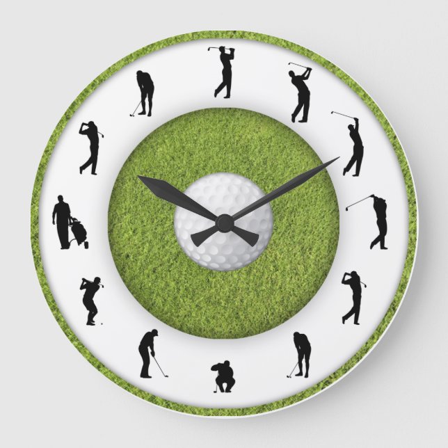 Reloj de diseño de césped para la figura del club  (Anverso)