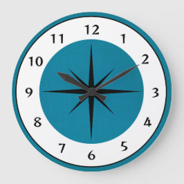 Reloj de diseño de mediados de siglo