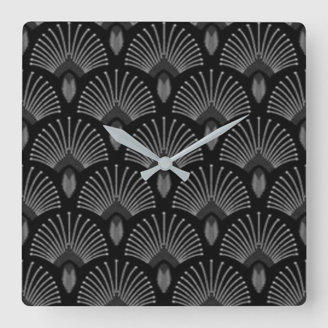 Reloj de diseño de ventilador de estilo Art Deco n (Anverso)