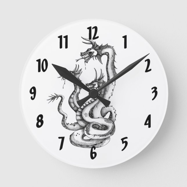 Reloj de diseño Hydra de tres encabezados (Anverso)