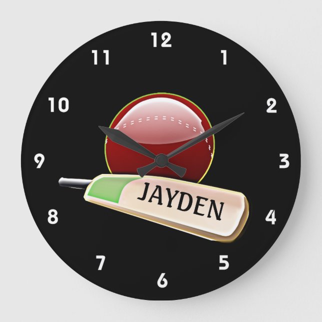 Reloj de diseño para deportes de cricket (Anverso)