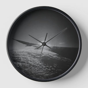 Reloj de disparo de avión B&W