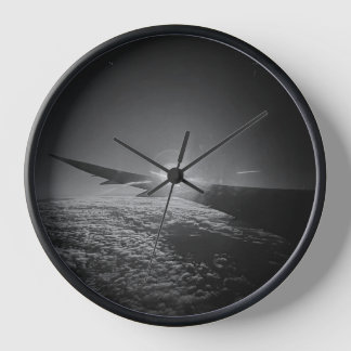 Reloj de disparo de avión B&W