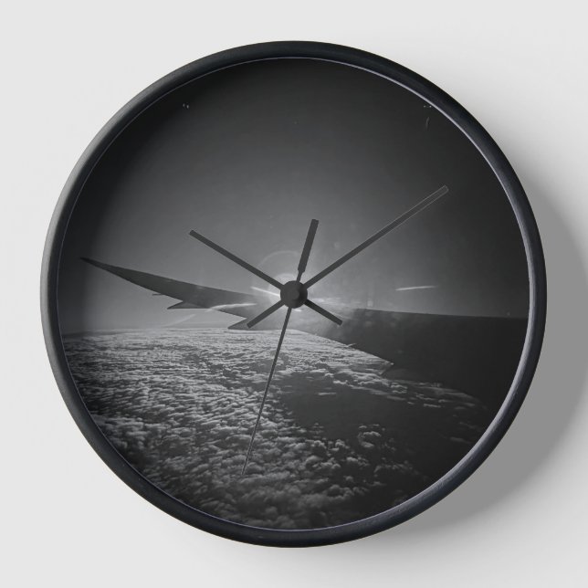 Reloj de disparo de avión B&W (Anverso)