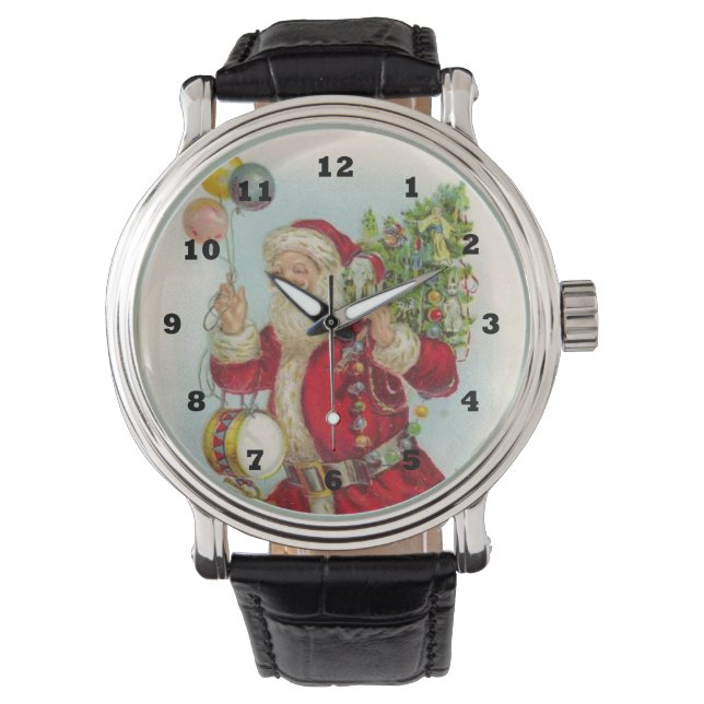 Reloj de diversión de Vinate Santa Holiday (Anverso)