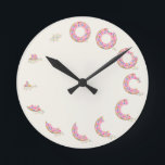Reloj de donut<br><div class="desc">Comience el día con un donut y vea cómo cada mordedura se convierte en las horas del día.</div>
