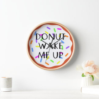 Reloj de donut dulce