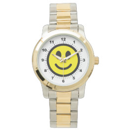 Reloj de dos tonos sobredimensionado para la cara