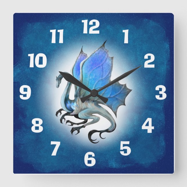 Reloj de dragón azul (Anverso)