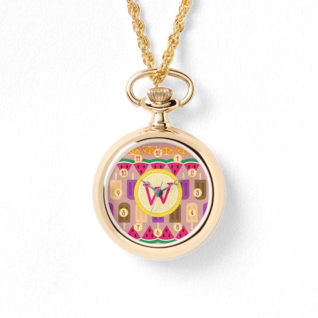 Reloj de dulces de verano (Anverso)