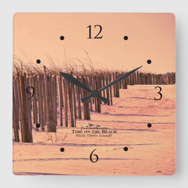 Reloj de dunas de arena de playa (Anverso)