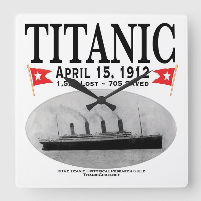 Reloj de envío fantasma titanico (Anverso)
