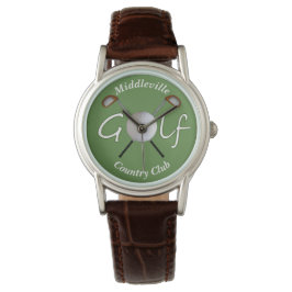 Reloj de escritura de golf