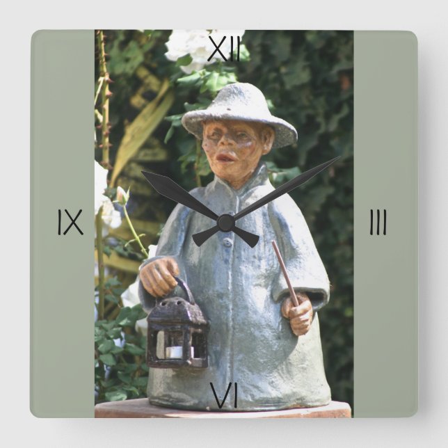 Reloj de estatua de Monk (Anverso)