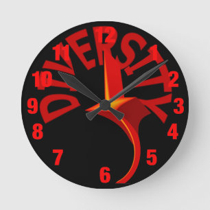 Reloj de estrellas giratorias de diversidad