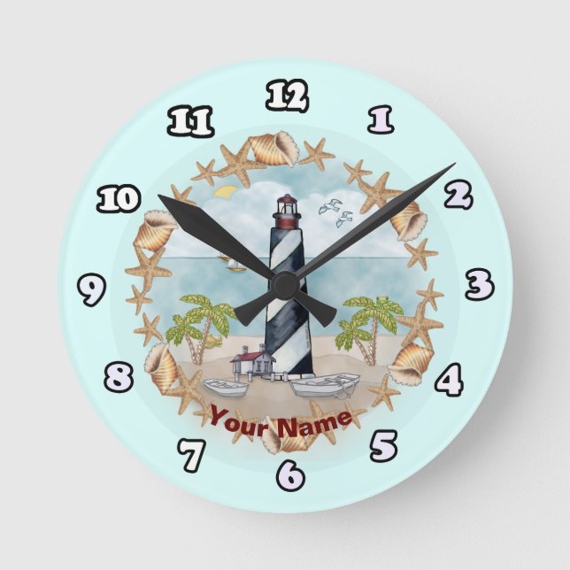 Reloj de faro de Florida Shells (Anverso)