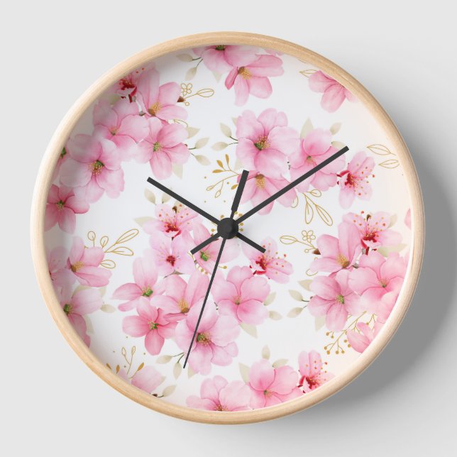 reloj de flores de cerezo (Anverso)