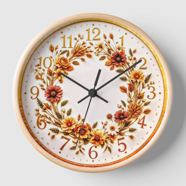 Reloj de flores imperfecto (Anverso)