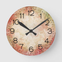 Reloj de flores vintage