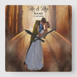 Reloj de Foto de Boda Personalizado