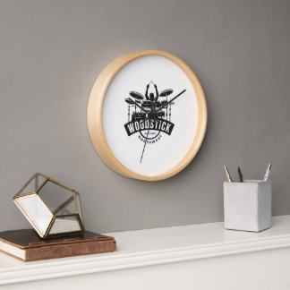 reloj de gafas de madera