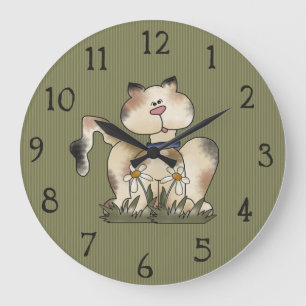 Reloj de gato floral