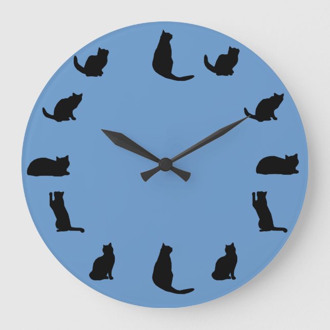 Reloj de gato negro (Anverso)