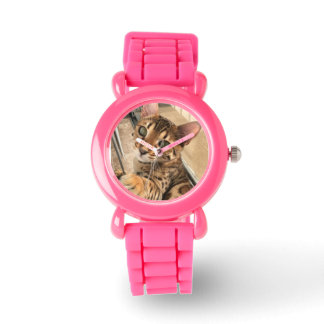 Reloj de gatos de Bengala