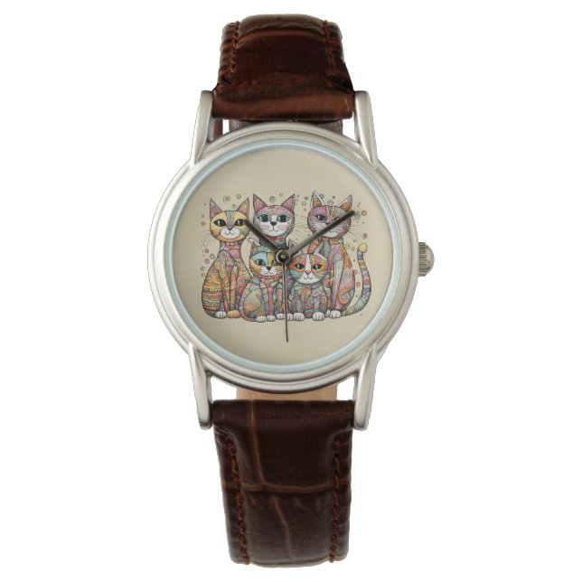 reloj de gatos tranquilizantes (Anverso)