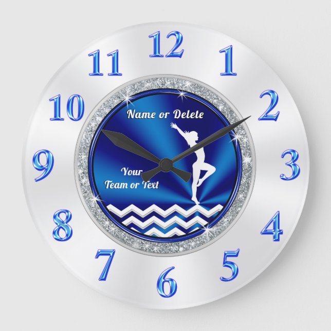 Reloj de gimnasia azul y blanca súper lindo (Anverso)