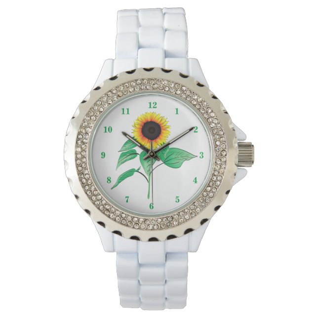 Reloj de girasol moderno (Anverso)