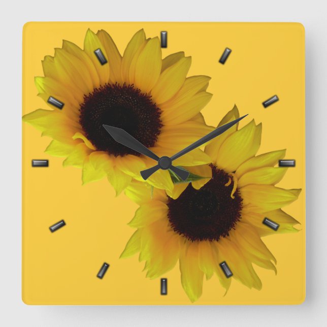 Reloj de girasol Relojes de pared de girasol amari (Anverso)