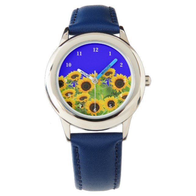 Reloj de girasoles (Anverso)