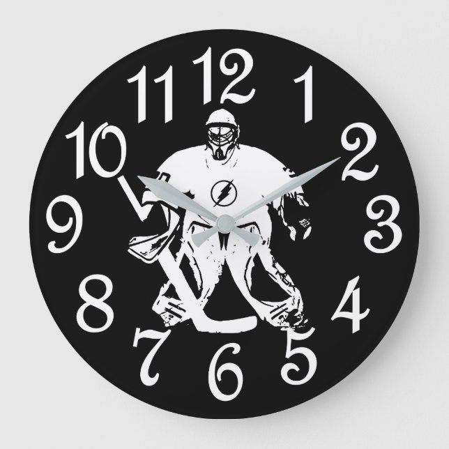 Reloj de goleta de hockey sobre hielo - regalo par (Anverso)