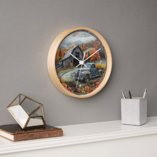Reloj de granja rústico
