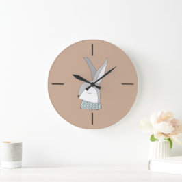 Reloj de guardería Minimalista de conejo