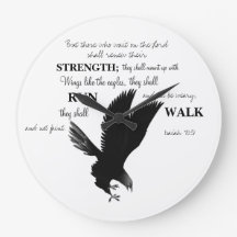 Reloj de guiones de águila