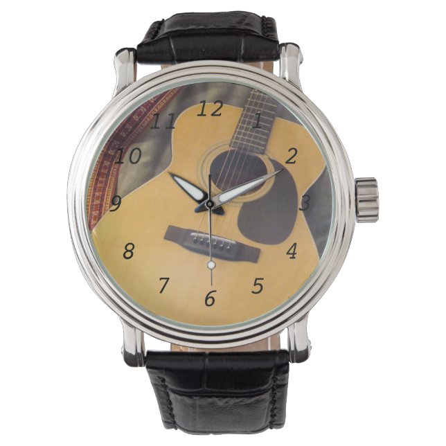 reloj de guitarra (Anverso)