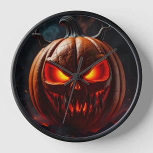 Reloj de Halloween de Calabaza Ígnea Ultimatum