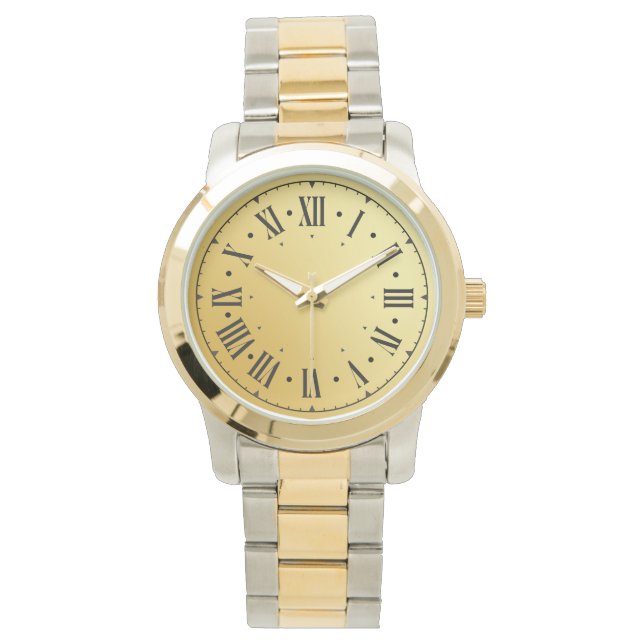 Reloj de hombres Verde azulados de dos tonos moder (Anverso)