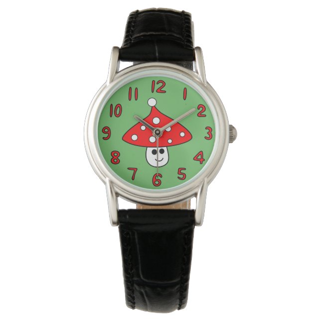 Reloj de hongos de Santa Hat (adulto) (Anverso)