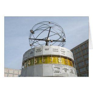 Reloj de hora mundial en Berlín