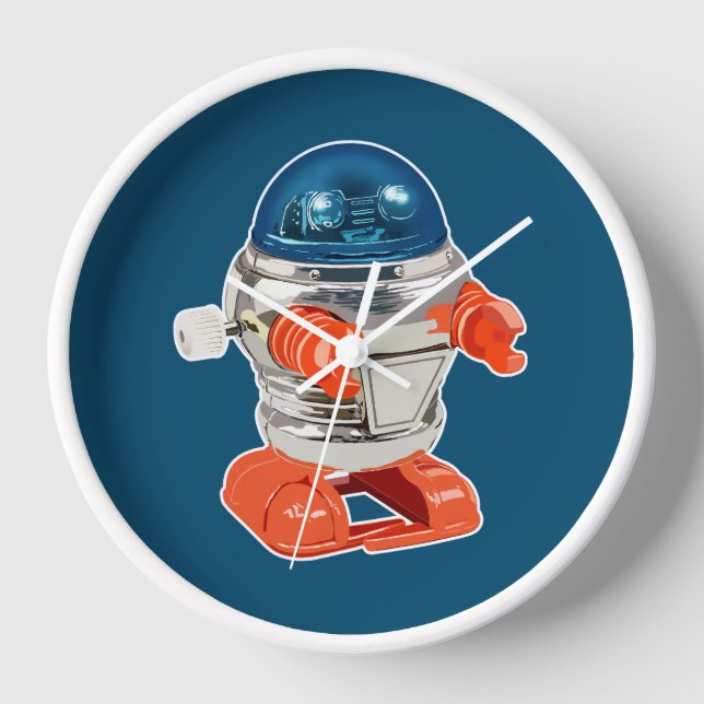 Reloj de Ilustracion Rascal Robot (Anverso)