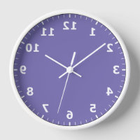 Reloj de imagen de espejo - Reloj de número reflej