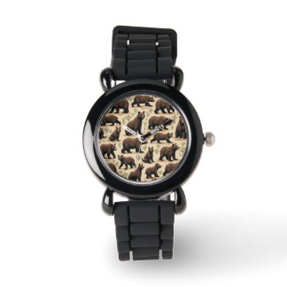 Reloj de imágenes de oso confiable