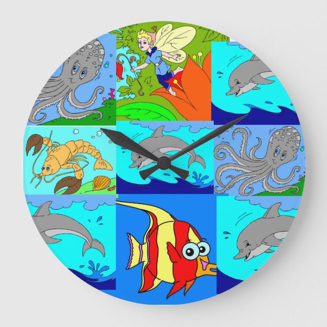 Reloj de imágenes para niños (Anverso)