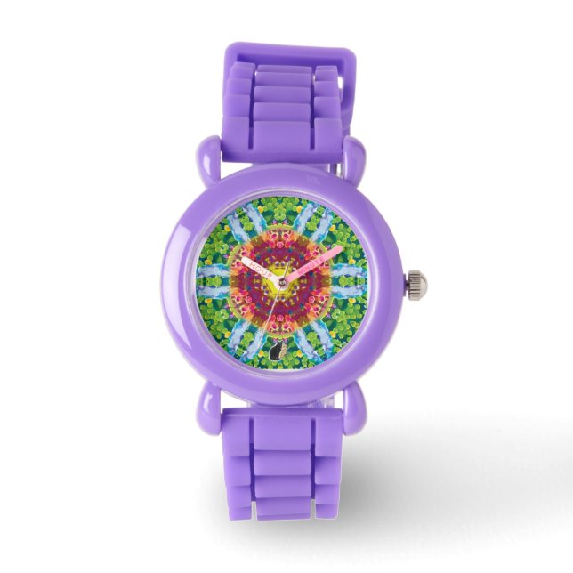 Reloj de Kaleidoscopio Granular (Anverso)
